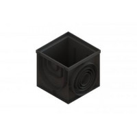 Дождеприемник PolyMax Basic ДП–30.30-ПП пластиковый черный 